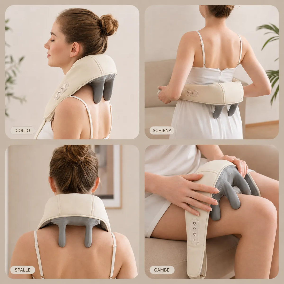 Il tuo momento di relax per collo e spalle, direttamente a casa