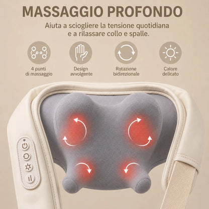 Il tuo momento di relax per collo e spalle, direttamente a casa