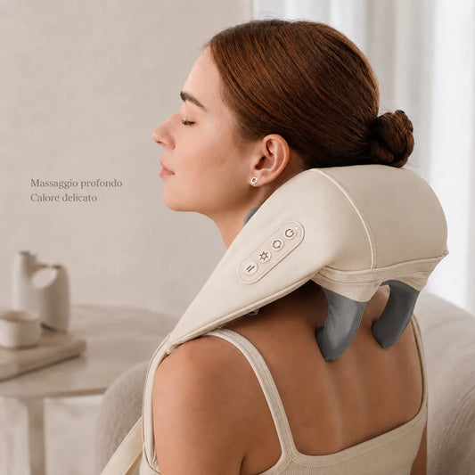 Il tuo momento di relax per collo e spalle, direttamente a casa