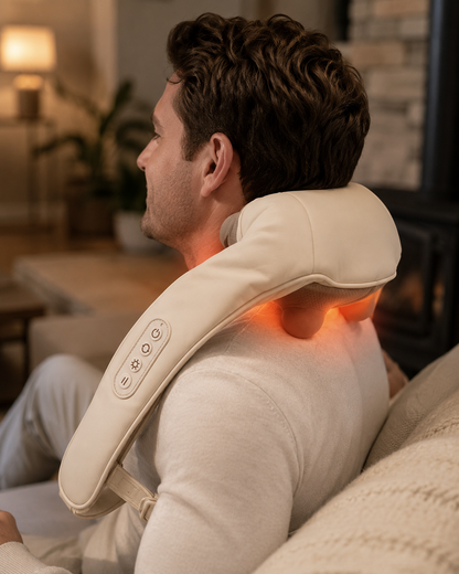 Massavia Relax® | Massaggiatore per Collo, Spalle e Schiena